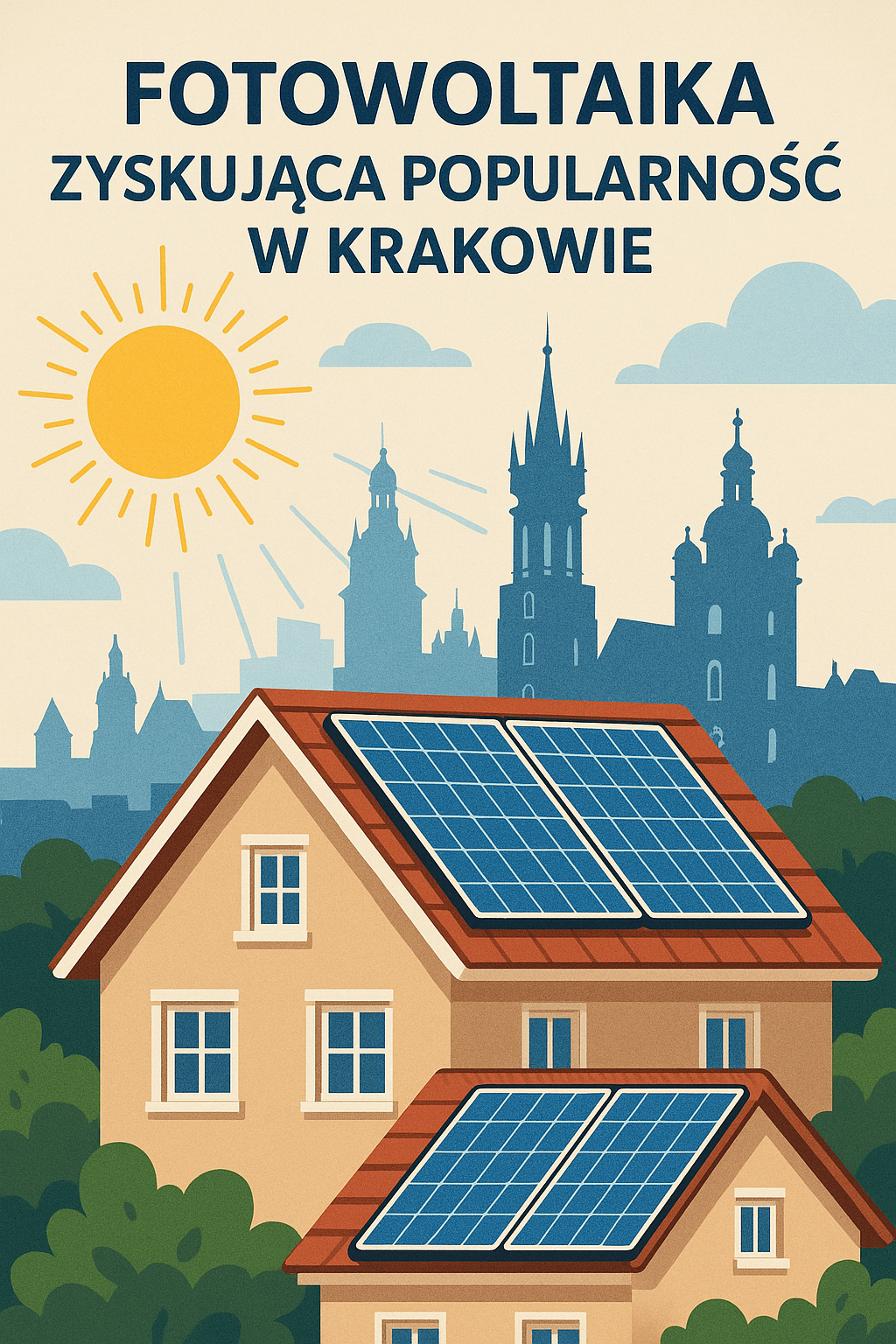 fotowoltaika zyskująca popularność w Krakowie fotowoltaika zyskująca popularność w Krakowie